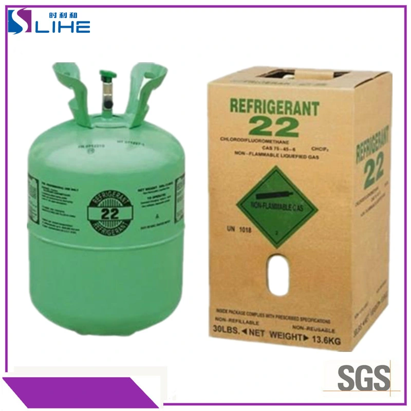 Long Cool 100% Pure Gas China Supplier Air-Conditioner R22 Refrigerant Gas