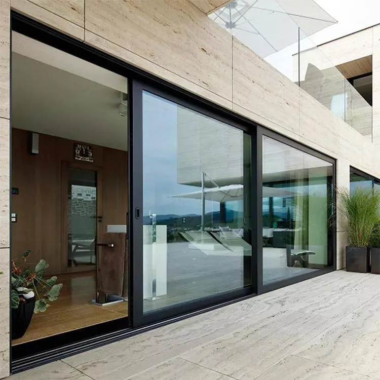 Large Heavy Duty Sliding Doors Triple Glass Sliding Door