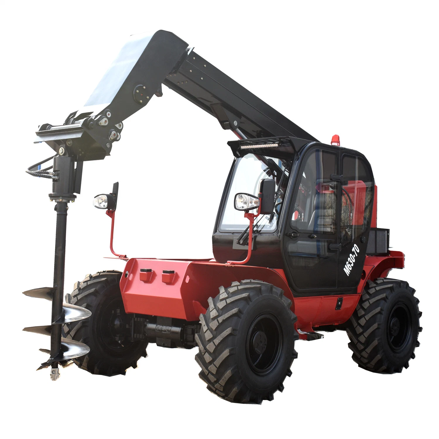 Discount Price Telescopic Handler Small Wheel Forklift Loader for Sale 3ton 6-7m Telehandler 4 Wd Cummins Engine Spares 55-75kw