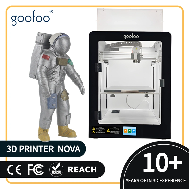 Industry Fdm 3D Printer of Large Build Volume 280*280*300mm and Solid Body to Print with 1.75mm 3D Filament PLA, ABS, PETG, Nylon, Carbon Fiber