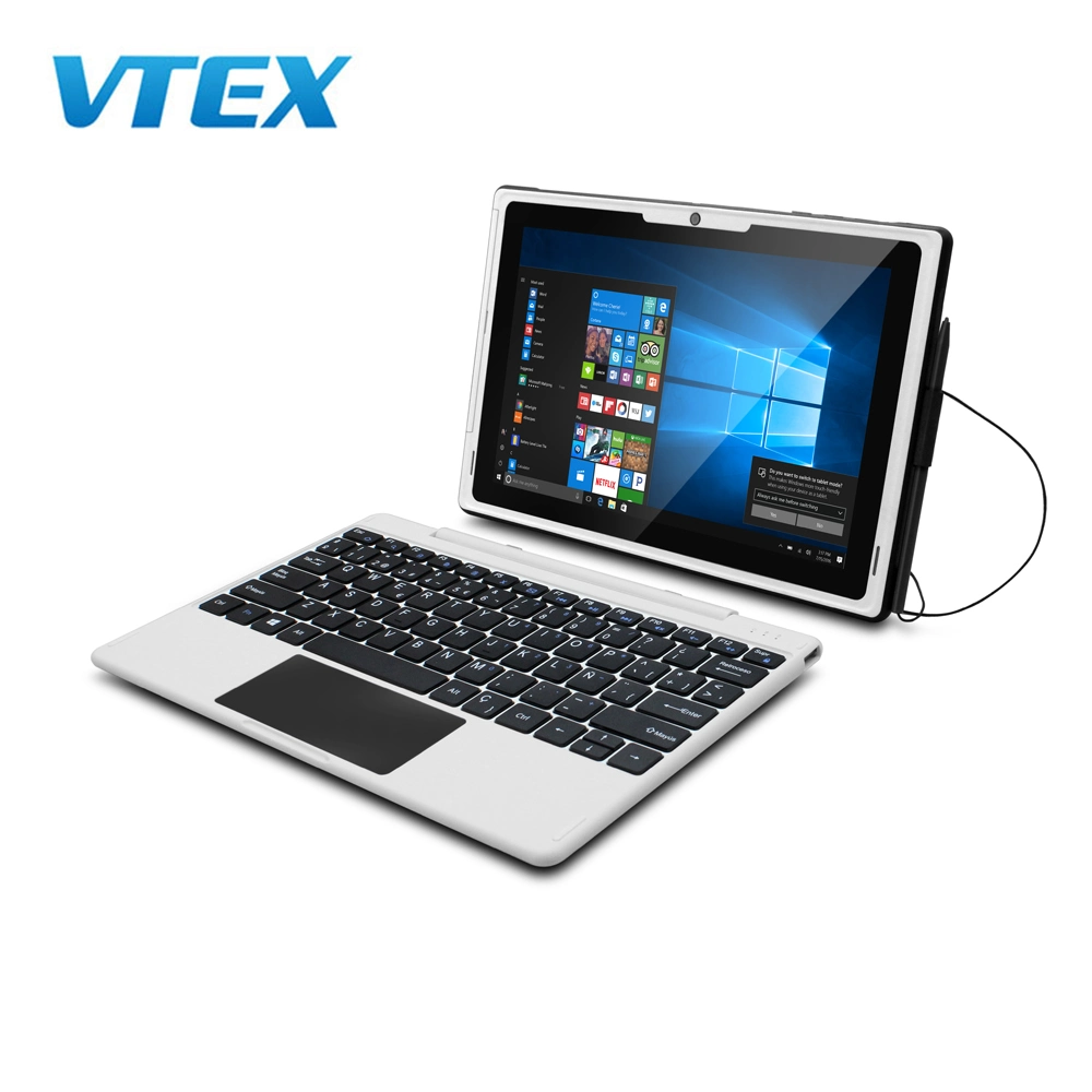 Nuevos Mini Portátiles de 10 Pulgadas PC Notebook para Niños 2 en 1 Laptop