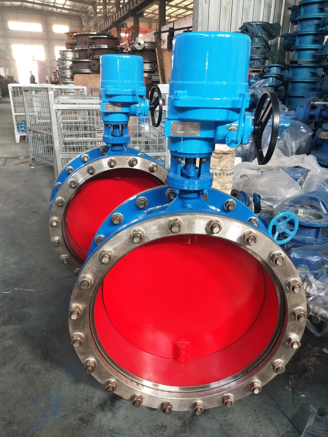 Cast Steel Centerline Hard Sealed Ventilation Butterfly Valve D343h-6c DN400