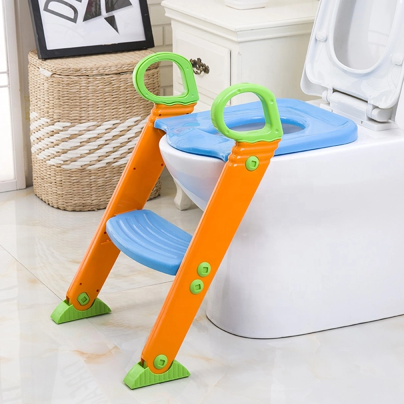 Baby faltbar Kinder Leiter WC Trainer Kleinkind Potty Sitz mit Stufenhocker 20 % Rabatt