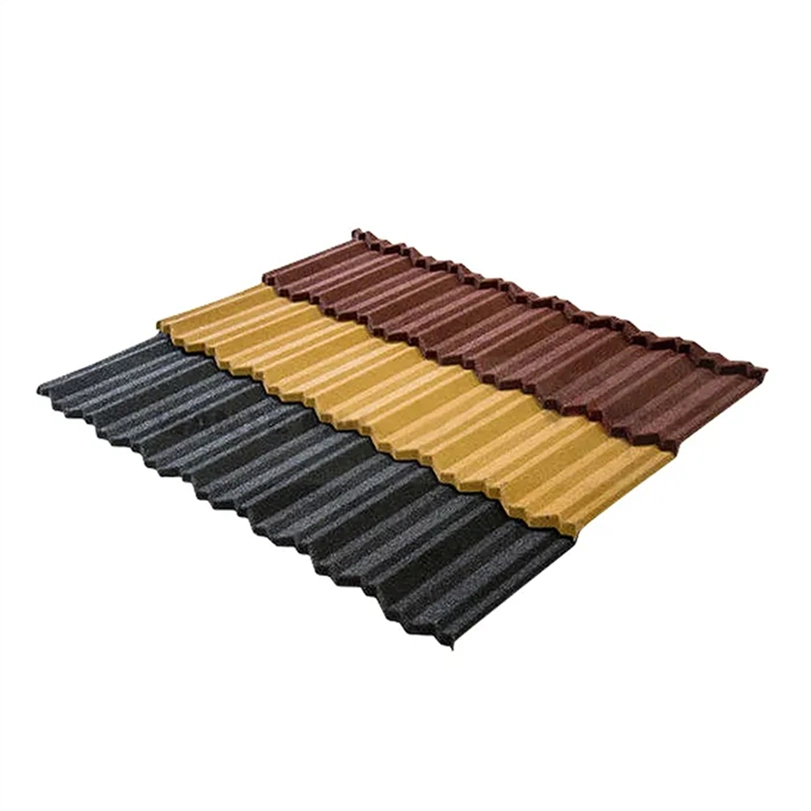 Color Stone Coated Metal Roof Tile / Roof Tiles South Africa