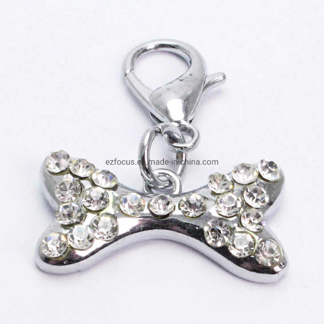 Dog Jewelry Rhinestone Pet Bling Tag Cute Shape Charm Pendant Accessories Wbb16530