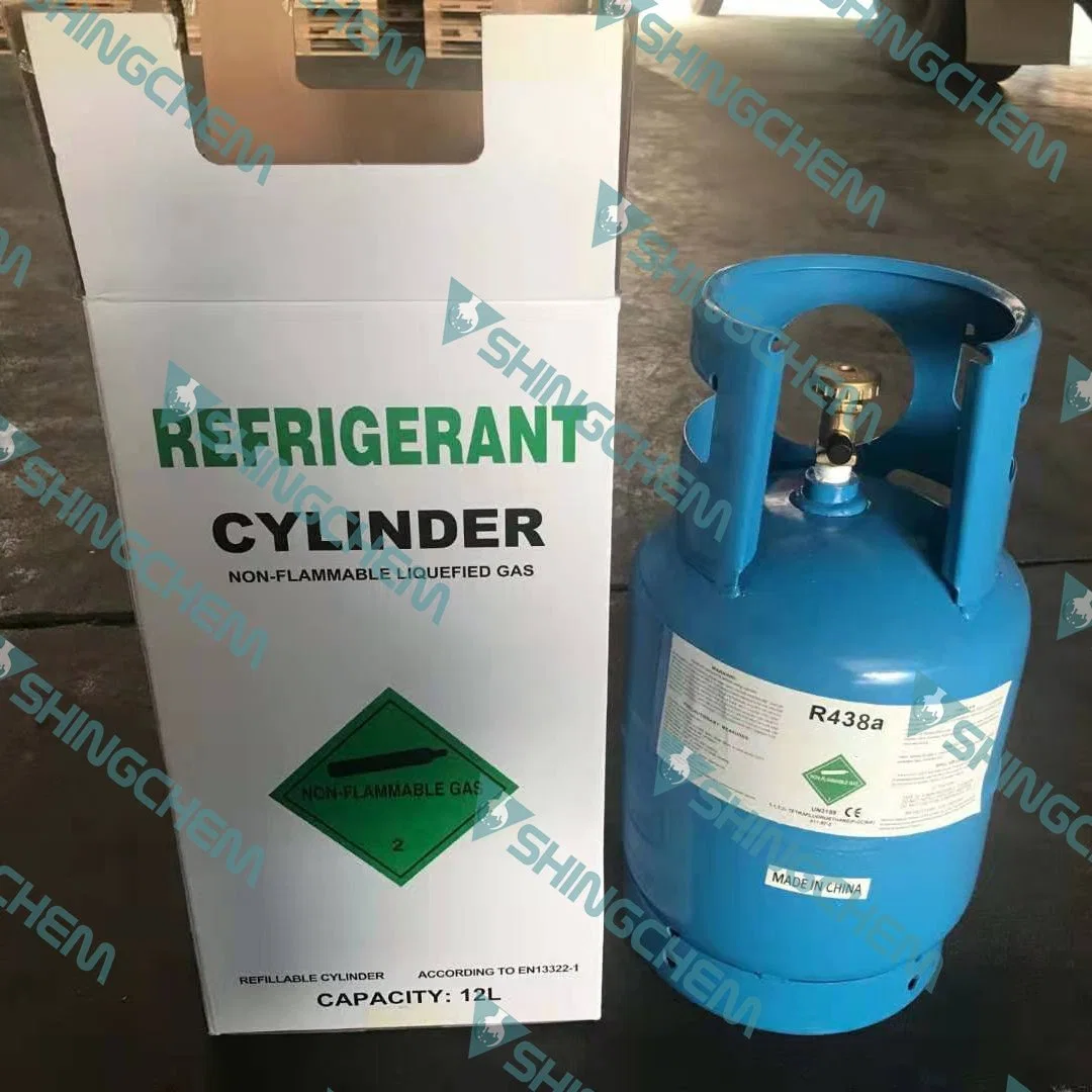 R438A R134A R410A Gas Mixed Refrigerant Gas for Sale 11.3kg Disposable Cylinder R438