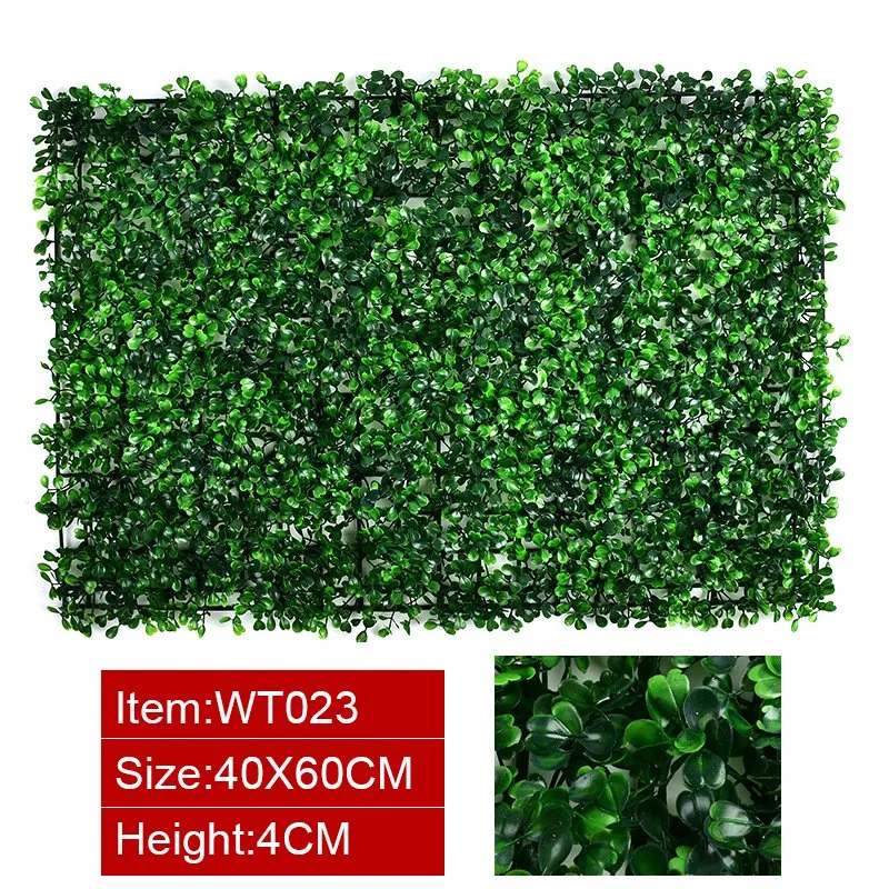 40*60cm Various Decorative Green Carpet 1m*1m Artificial Plant Grass Wall for Sale