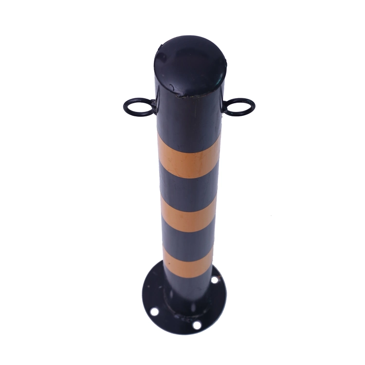 Fpbd-02 Pillar Thick Parking Lot Bollards Steel Metal Removable Outdoor Parking Bollards