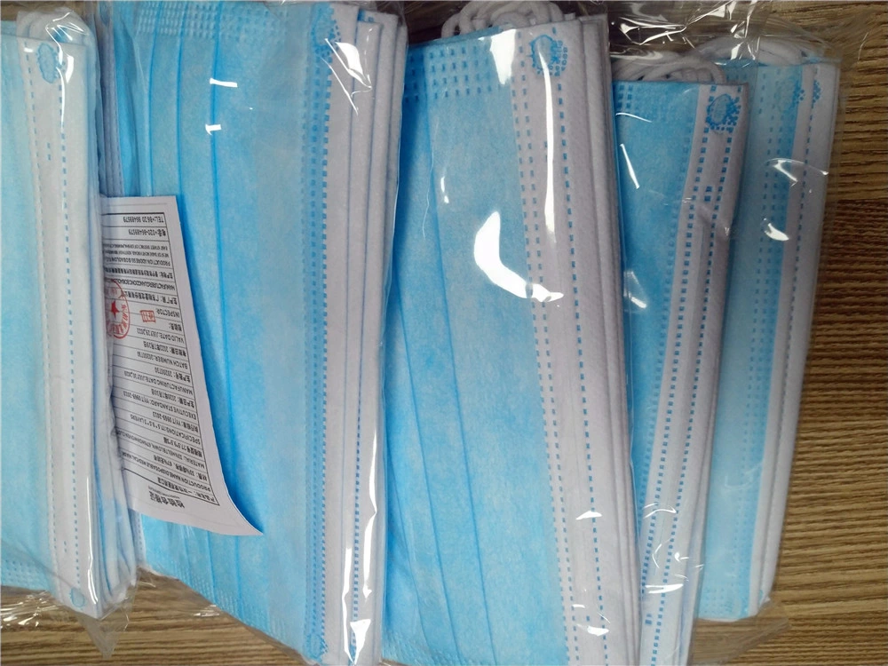 50 PCS Disposable 3 Ply 3 Plier 3 Layer Face Mask Protection Bfe 95 with Factory Price China Manufacturer