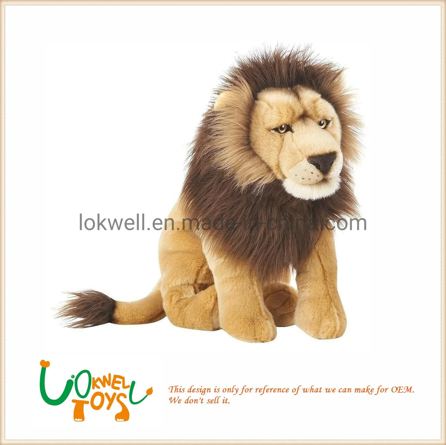 New Stuffed Plush Lion Animal Soft Toys for Promotion