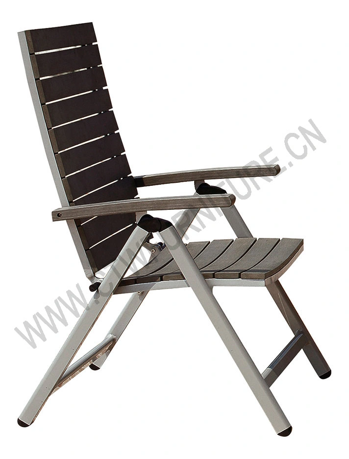 Resort Beach Furniture Whloesale Chair Aluminum Material Bestselling Plastic Wood Folding Chairs