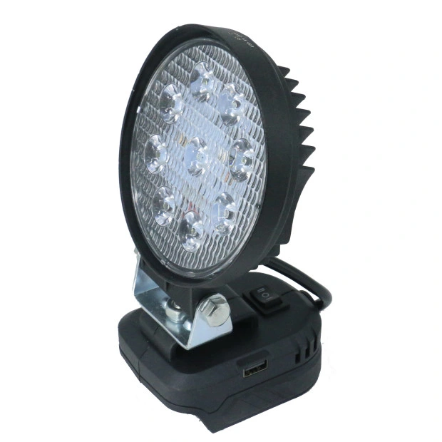 20V Round Cordless Lithium Battery 18W 2000lm Modern Outdoor Light