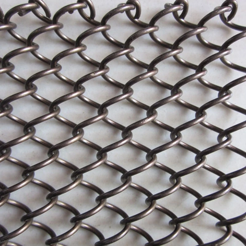 High quality/High cost performance  Decorative Spiral Coil Metal Wire Mesh Curtain