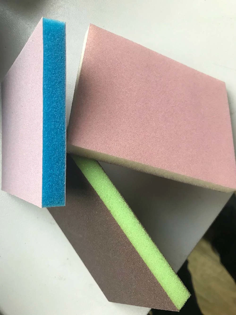 140*115*5mm Aluminium Oxide (Alox) Sandpaper Sponge Block for Eletronics/Car