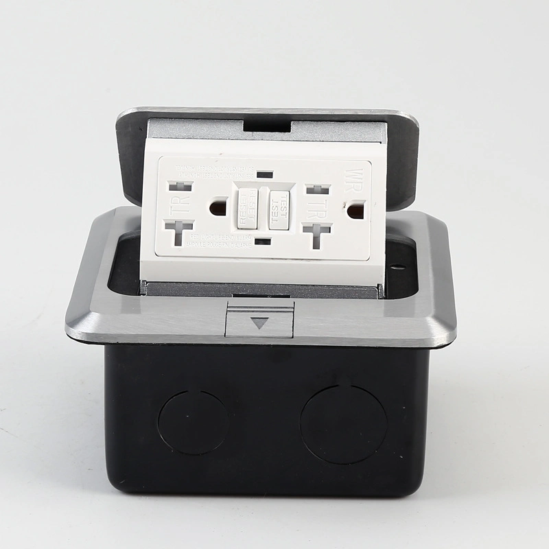 Soft Slow Pop-up Type US European German standard electrical floor plug socket