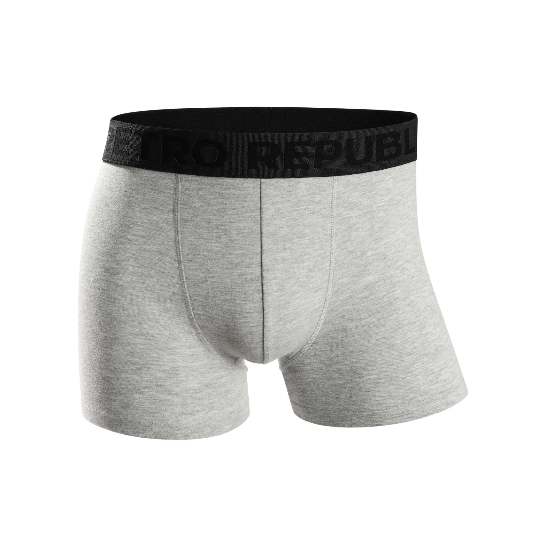 Sous-vêtements pour hommes matures Sexy Tissu respirant culotte pochette de grande taille hommes Boxer mémoires