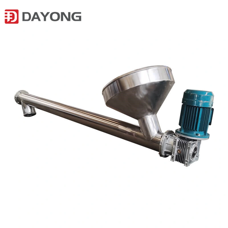 Conveying Feeder Auto Feeding Machine PVC Hopper Mini Screw Conveyor