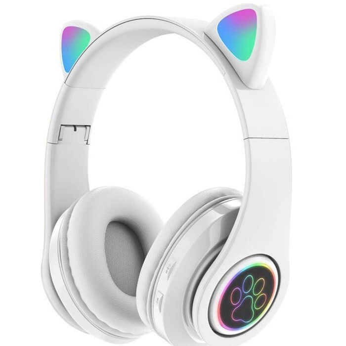 Hot Sale P47 Headphones Bt 5.0 Wireless Bluetooth Earphones Girls The Best Mobile Game Cat Ear Headphones