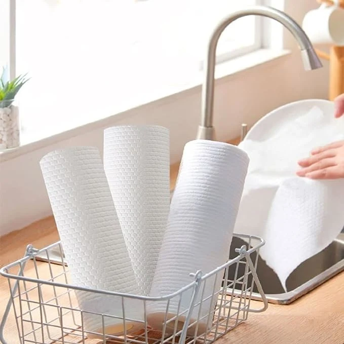 Disposable Kitchen Paper Towels - Select Size, Tree Free, Compostable, Strong & Absorbent - Sustainable Product