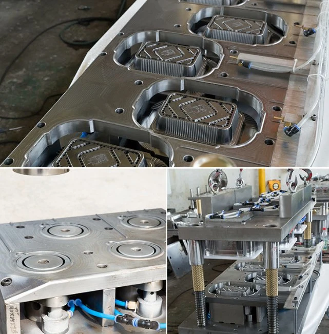 Aluminum Foil Container Two-Compartment/Three-Compartment Container Production Line Machine