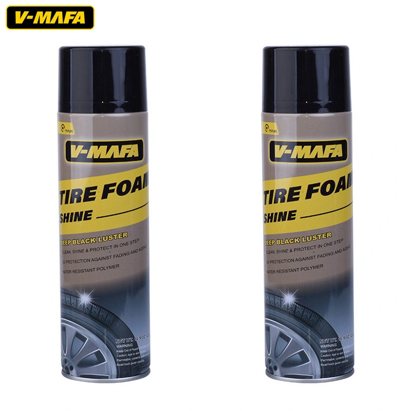 Effective Foaming Automobile Shine Polish Wheel Tire Cleaner Spray