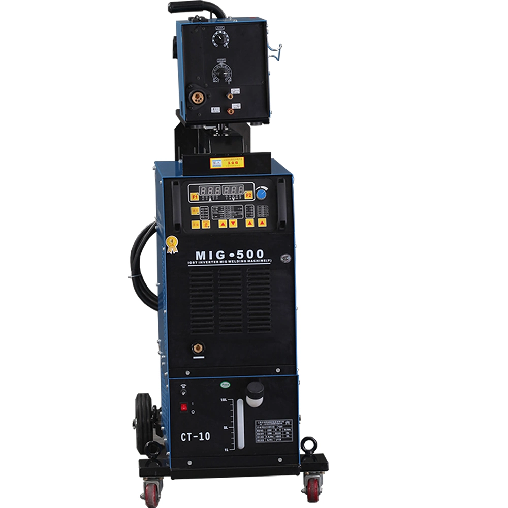 Hot Sales Inverter CO2 Gas 500A MIG-500PC Welding Machine with Wire Feeder and Water Cooler