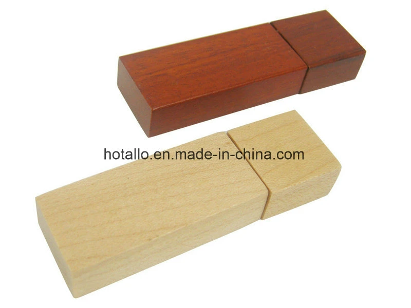 USB Stick with Environmentally-Friendly Wooden Housing (W701)