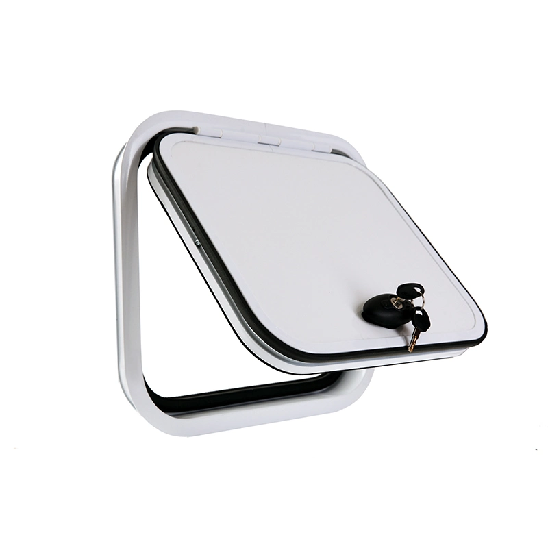 OEM Accesorios Caravana aluminio RV cargo Hatch puerta de acceso de equipaje Para Camper Trailer Motorhome 800*500mm