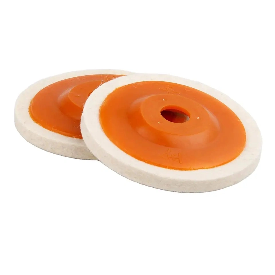 125mm Wool Felt Polishing Disc Felt Buffing Wheel for Marble Floors