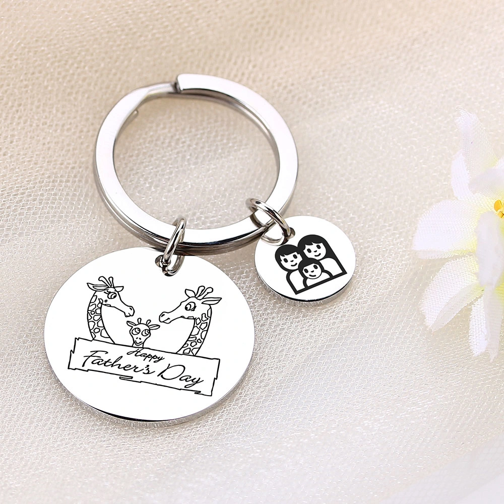 Fashion Accessories Customized Keychain Signature Keyring Personalized Handwritten Gift