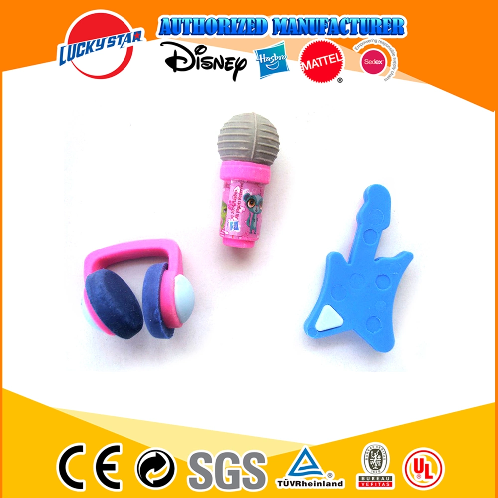 Lustige 3D Musik Radiergummi Set Büro Schule Radiergummi für Schüler