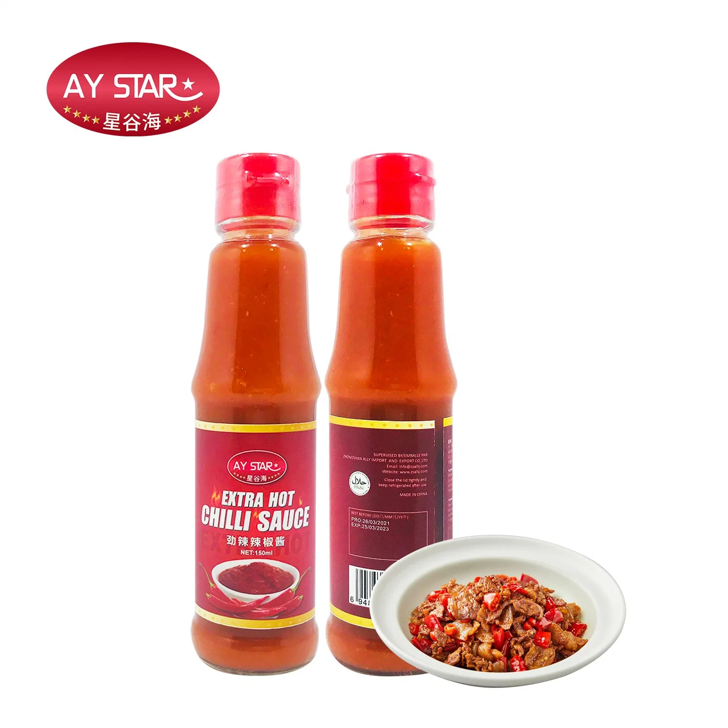 230g Garlic Red Pepper Extra Spice Chilli Sauce