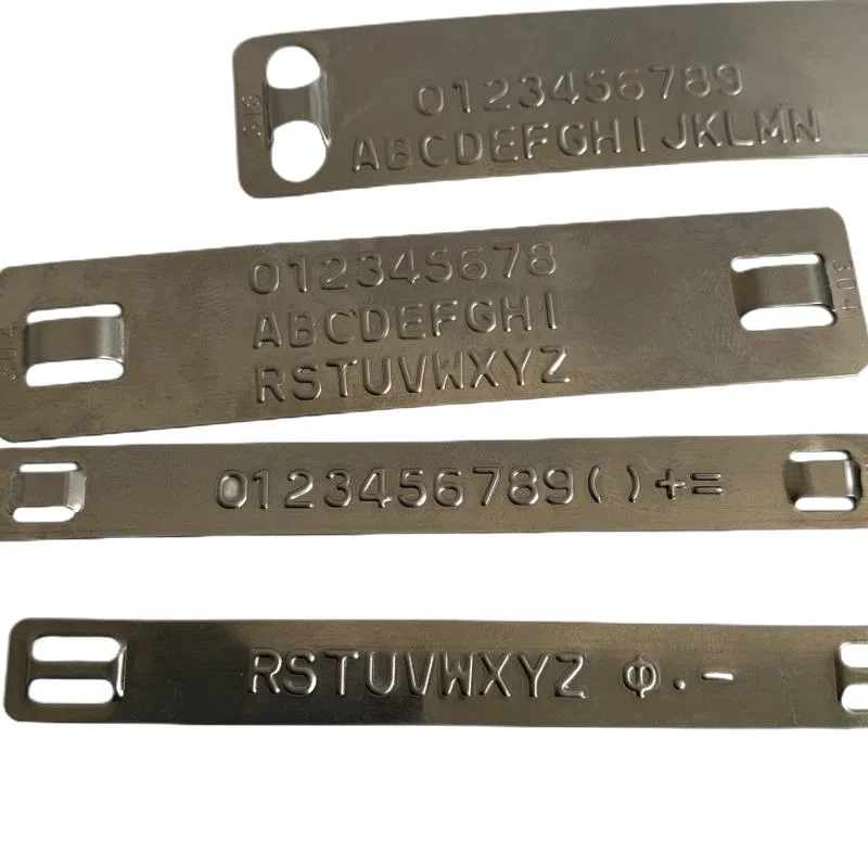 Ex-Work Price 9.5*89*0.4mm Stainless Steel Cable Marker Tag