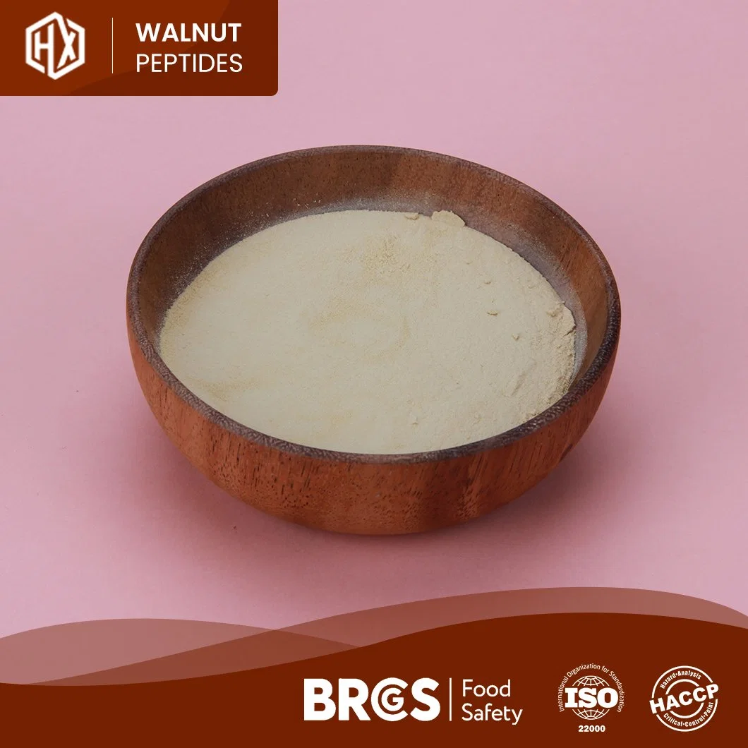 Haoxiang Wholesale/Supplier Bulk High Purity Walnut Peptides in Immune Anti-Fatigue Customized Clear Hydrolyzed Instant Textured Isolate Walnut Peptides Protein Powder