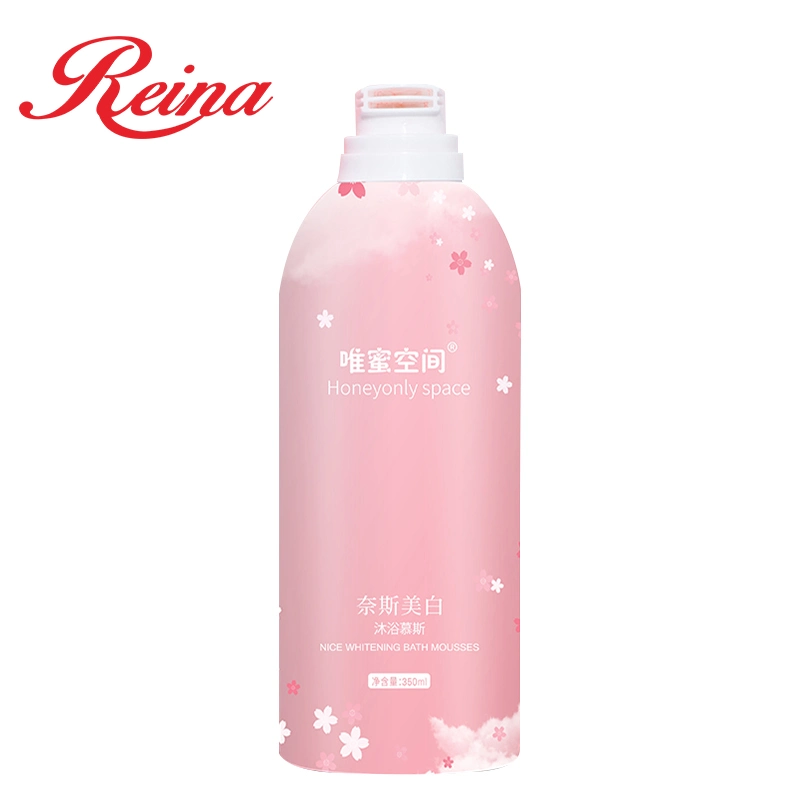 Bath Foaming Mousse Body Wash Skin Lightening Cleaning Acne Whitening Shower Gel