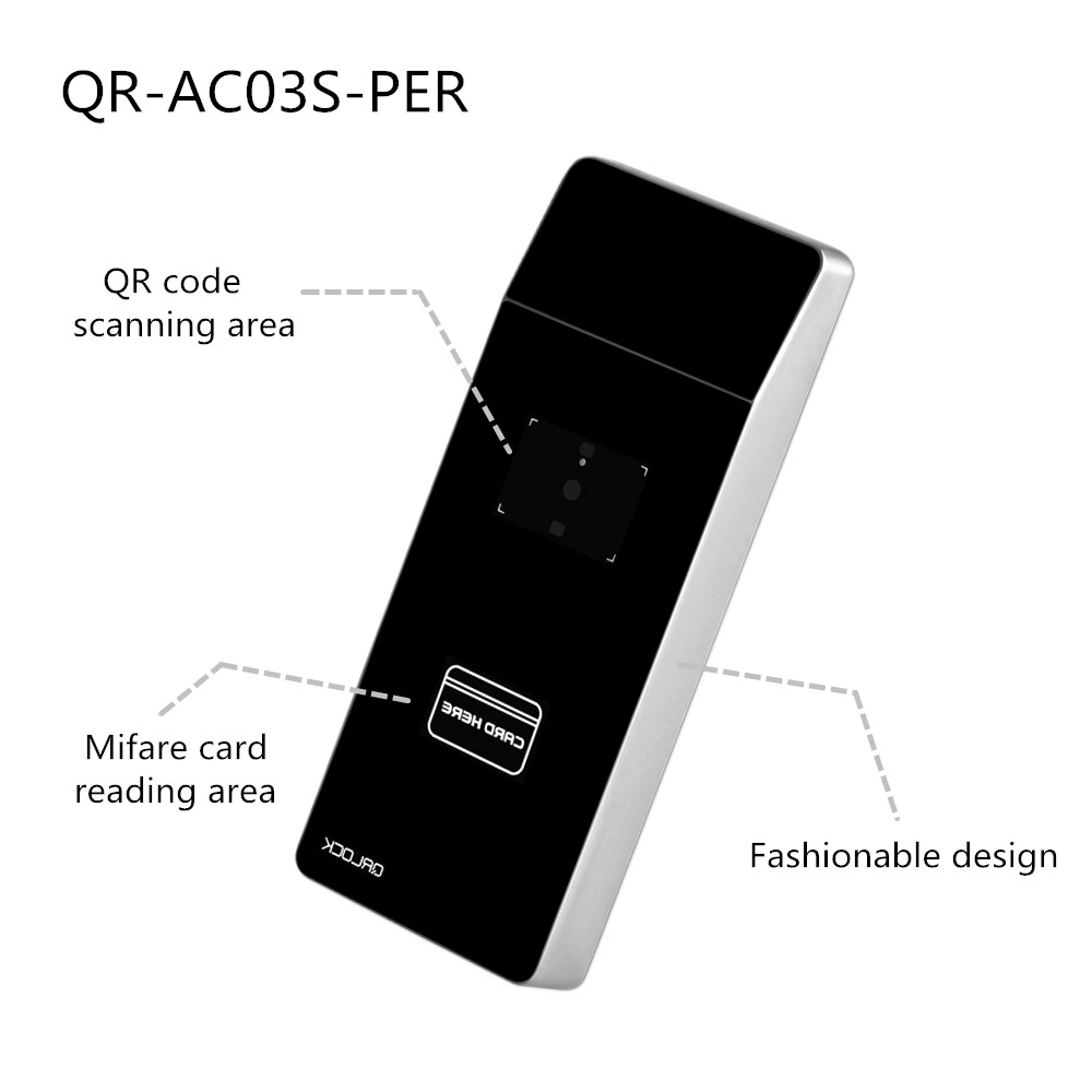 إلغاء قفل رمز QR التحكم في باب الوصول للباب الزجاجي