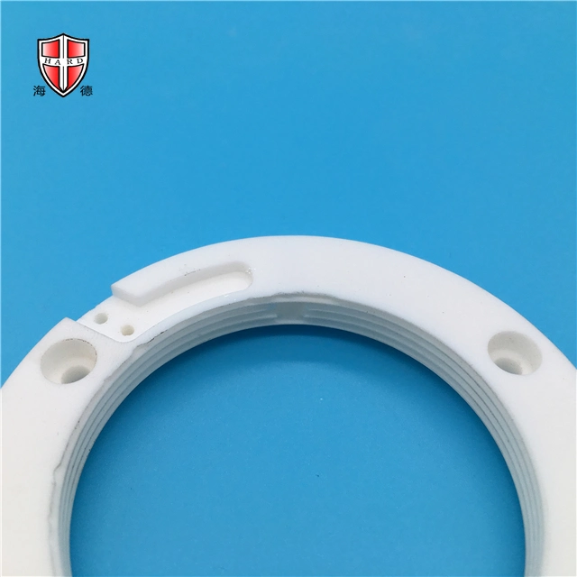 Custom Made Good Machinability Insulated Machinable Micro Crystal Ceramic Machining Part Ring Spacer Plate