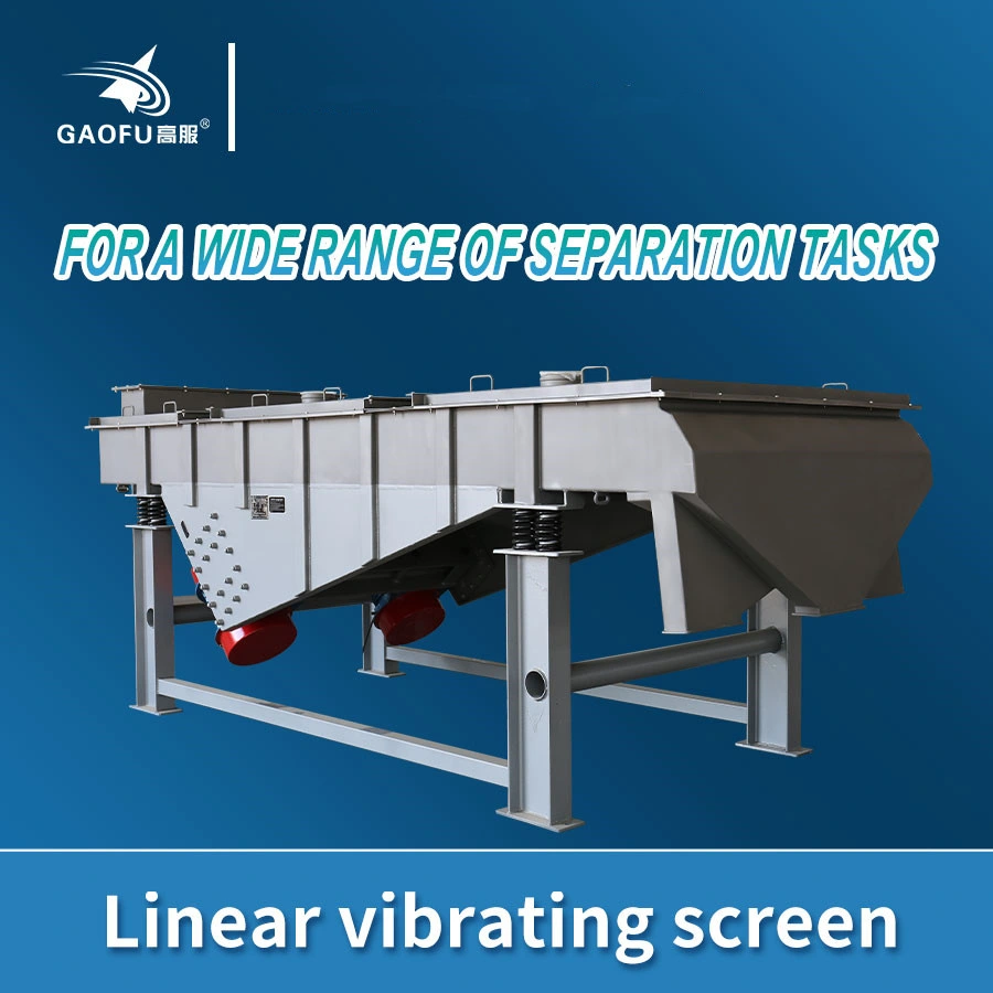 Factory Direct Sales Quartz Powder Vibrating Screen Linear Sieve Electric Sieving Machine