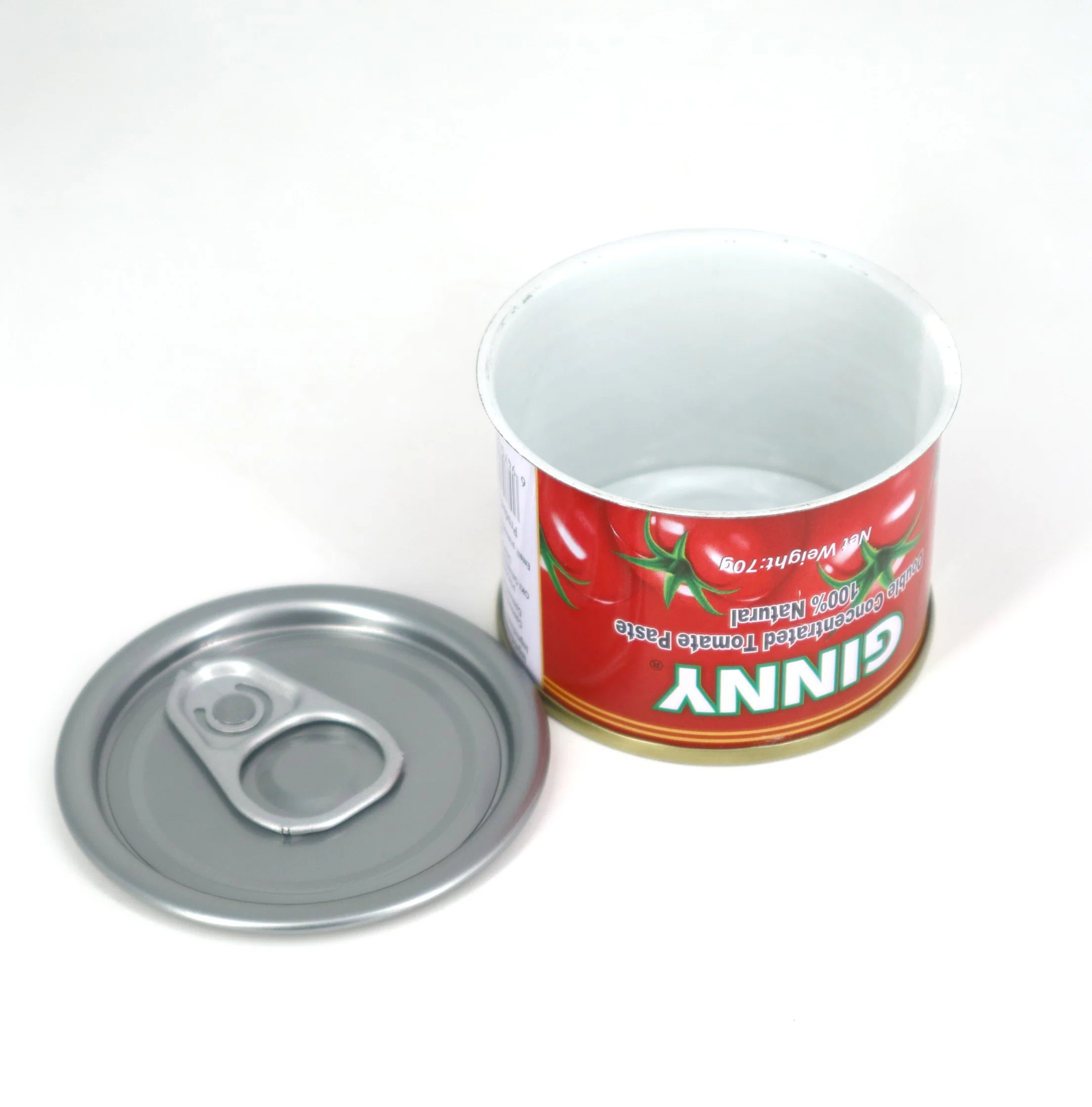 70g in Stock Food Grade Tomato Tin Can Metal Tuna Cans Empty Packaging