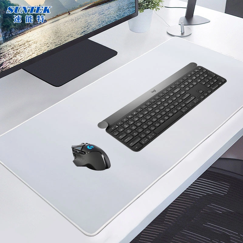 New Product Sublimation Blank Extended Anti Slip Neoprene Durable Big Table Game Keyboard Mat Mouse Pad