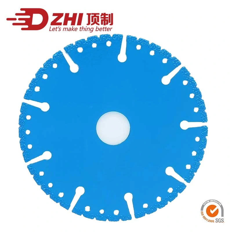 Metal Cutting Disc Vacuum Brazed Brazing Diamond Saw Blade for Metal Stainless Steel Iron Concrete Abrasive for Angle Grinder Hand Tools Manufacturer