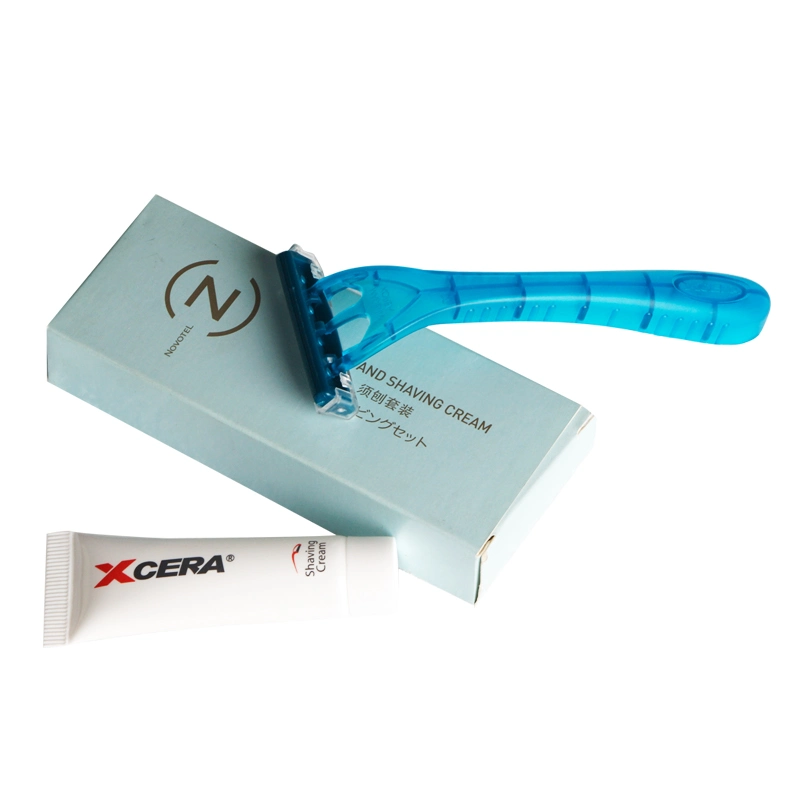 Disposable Razor with Shaving Cream Hotel Amenity Shaving Kit