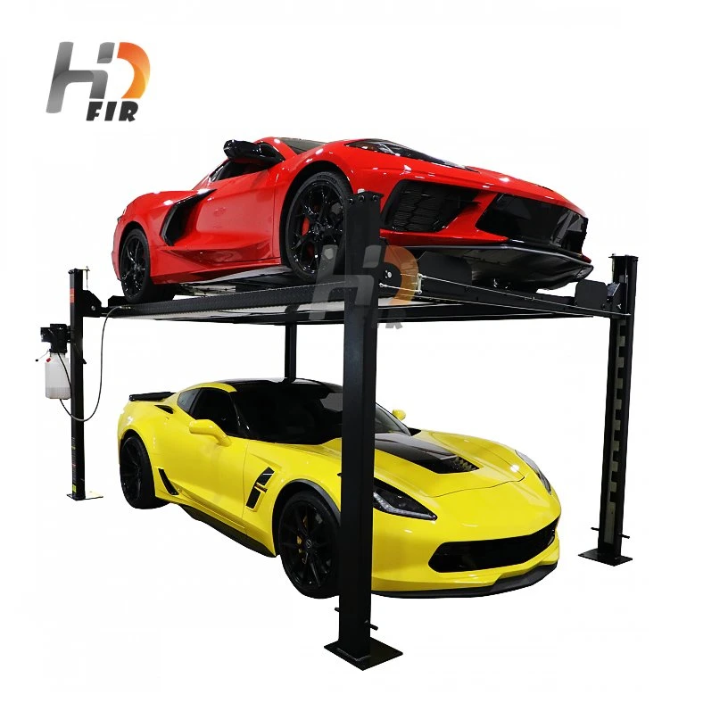 Mechanical Automatic Elevator Hydraulic 4 Post Car Lift Machine Car Parking System