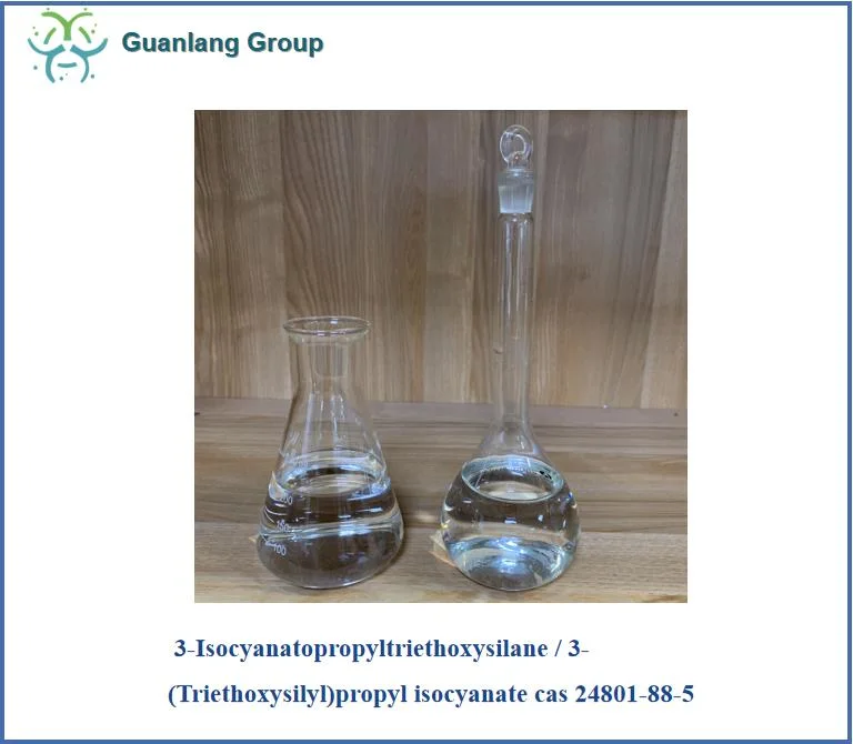 3-Isocyanopropyltriéthoxysilane / 3- (Triéthoxysilyl) isocyanate de propyle cas 24801-88-5 de Chine Usine