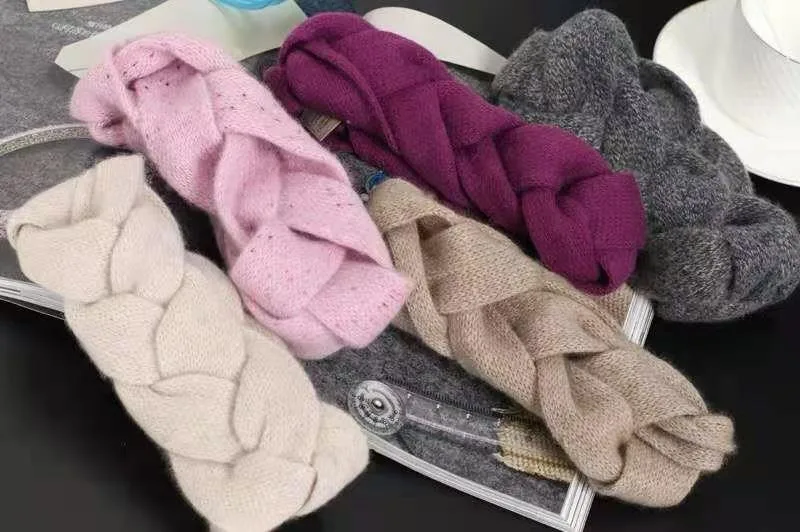 Women&prime; S Fashion Accessories Cashmere Hair Ties Band Scrunchie