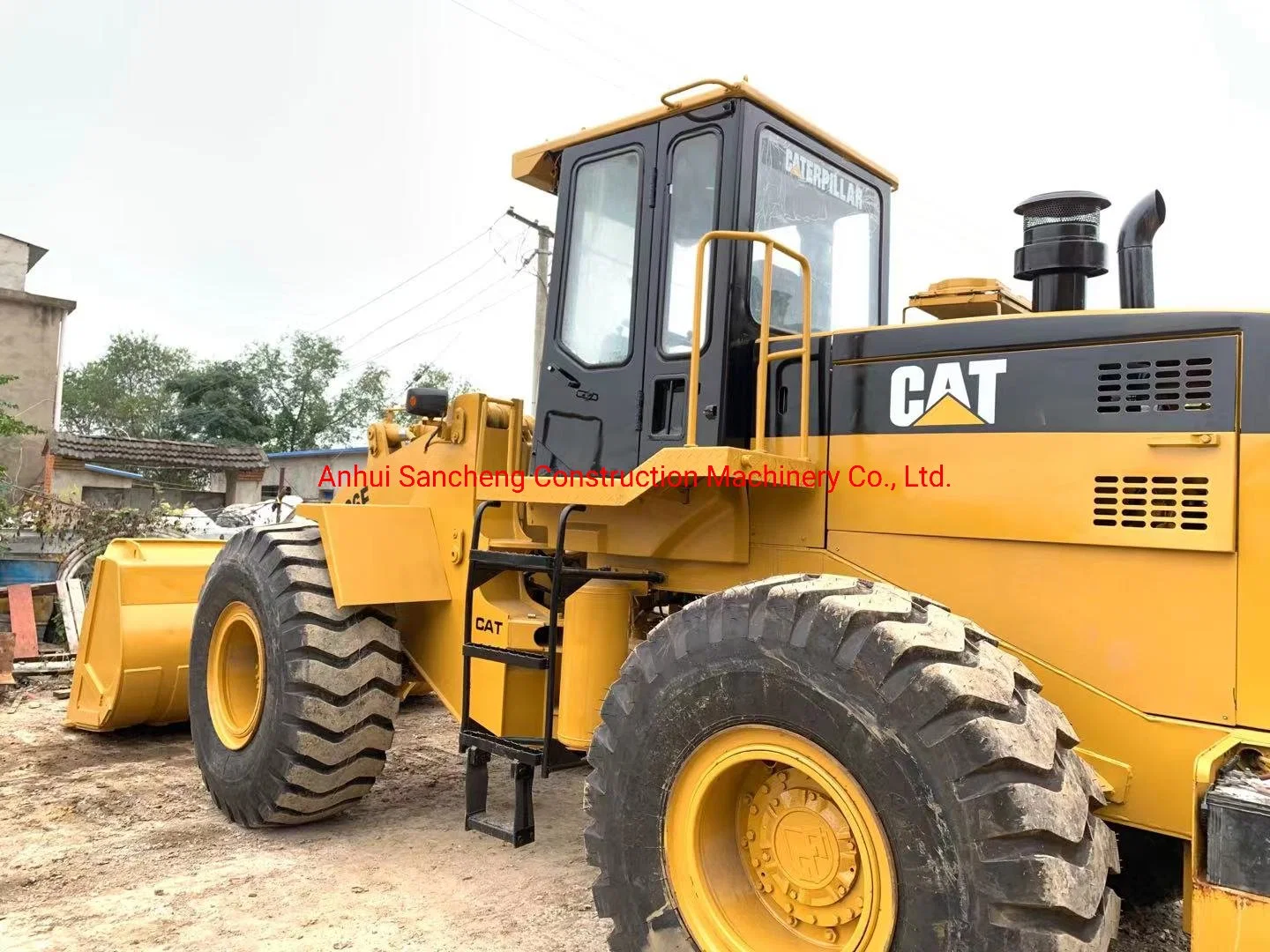 Secondhand Construction Machinery Front Loader 966f Caterpillar Wheel Loader