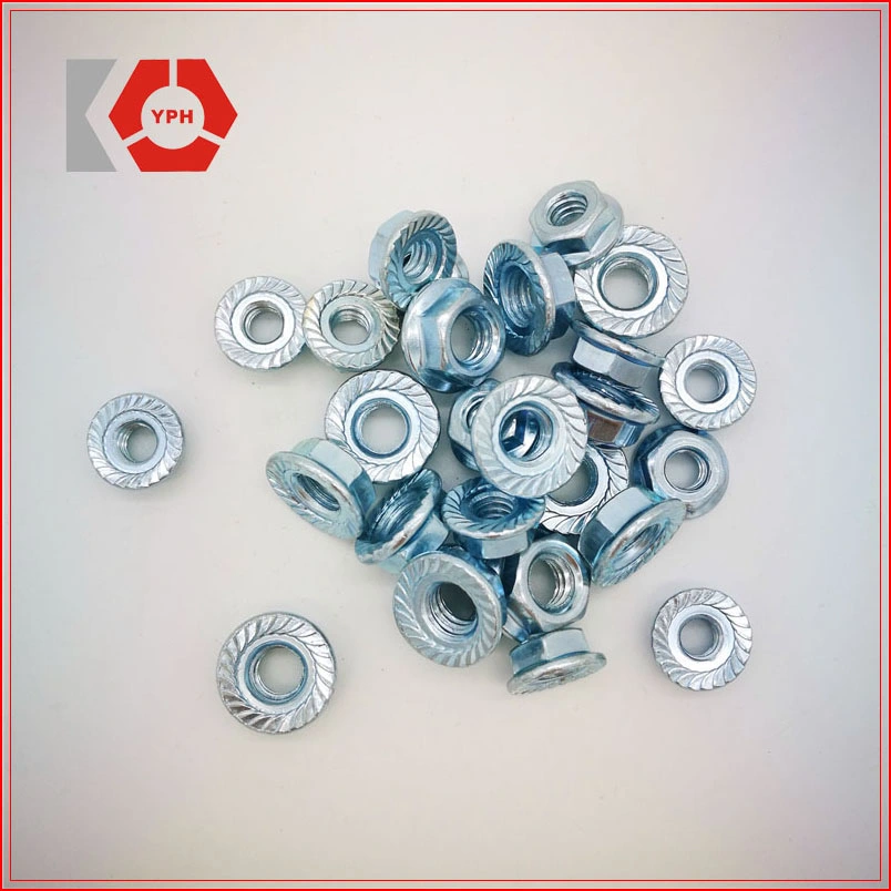 DIN6923 Carbon Steel Hex Flange Nuts Hexagon Head