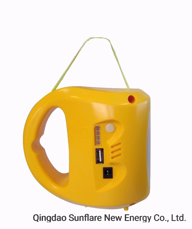 Home-Use Portable Solar Lantern/Light/Lamp with 3.2V/3000mAh LiFePO4 Battery and USB