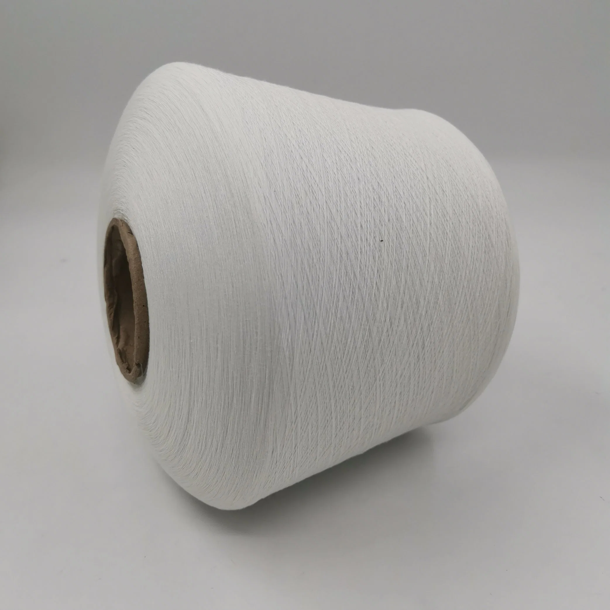 Spandex Core Spun Yarn 20s+40d 100%Polyester Raw