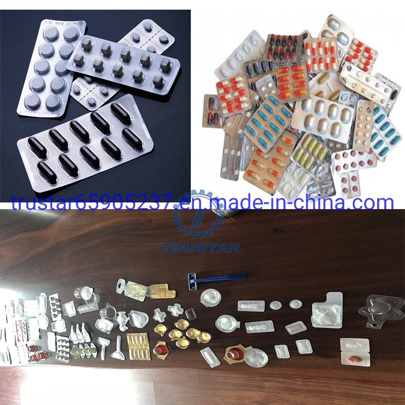 Automatic Pharmaceutical Pill Soft Gel Capsule Tablet Blister Packing Machine